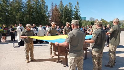 Андрій Ігнатенко, похорон, Микулинецьке кладовище, Тернопіль Андрій Ігнатенко, похорон, Микулинецьке кладовище, Тернопіль