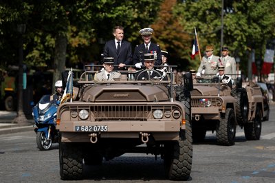 День взяття Бастилії: українські військові пройшли маршем на параді у Парижі День взяття Бастилії: українські військові пройшли маршем на параді у Парижі