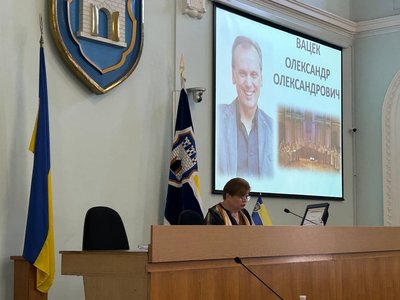 Хормейстер Олександр Вацек отримав відзнаку "За заслуги перед Житомиром I ступеня" Хормейстер Олександр Вацек отримав відзнаку "За заслуги перед Житомиром I ступеня"