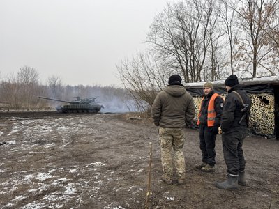 Як відбуваються навчання танкістів 41-ї бригади Як відбуваються навчання танкістів 41-ї бригади