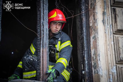 У центрі Одеси сталася пожежа у житловому будинку