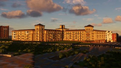 Українські геймери відтворюють Маріуполь в грі Minecraft Українські геймери відтворюють Маріуполь в грі Minecraft