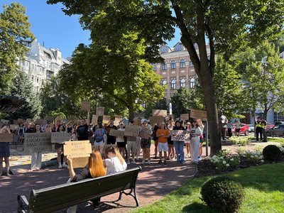 В Україні протестують проти відставки Федорова. День другий