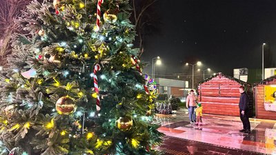 Кропивницький сквер "Центральний" прикрасили до різдвяно-новорічних свят Кропивницький сквер "Центральний" прикрасили до різдвяно-новорічних свят