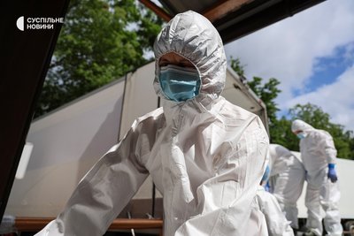 В один з київських моргів доставили частину тіл загиблих українських військовослужбовців, яких репатріювали в рамках обміну "6000 на 6000", про який Україна та Росія домовилися 2 червня у Стамбулі. Київ, 26 червня 2025 року В один з київських моргів доставили частину тіл загиблих українських військовослужбовців, яких репатріювали в рамках обміну "6000 на 6000", про який Україна та Росія домовилися 2 червня у Стамбулі. Київ, 26 червня 2025 року