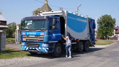 Анастасія Подужайло, водійка сміттєвоза, Івано-Франківщина Анастасія Подужайло, водійка сміттєвоза, Івано-Франківщина