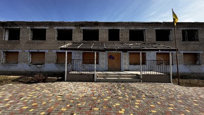 Ліцей у Киселівці на Миколаївщині після пожежі Ліцей у Киселівці на Миколаївщині після пожежі