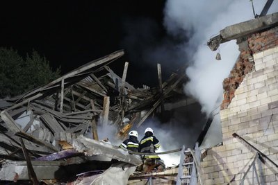 Наслідки влучання російським безпілотником по будівлі училища у Харкові Наслідки влучання російським безпілотником по будівлі училища у Харкові