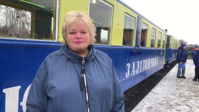 Вперше за 76 років: у Рівному запустили "зимовий сезон" дитячої залізниці Вперше за 76 років: у Рівному запустили "зимовий сезон" дитячої залізниці