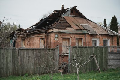Внаслідок удару РФ у Київському районі Харкова був пошкоджений будинок Внаслідок удару РФ у Київському районі Харкова був пошкоджений будинок