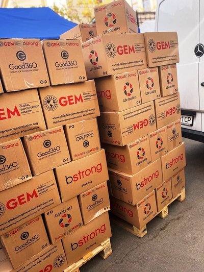 В Одеську область передали генератори та продуктові набори