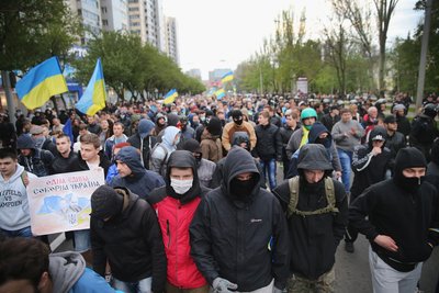 Не остання, крайня акція. Проукраїнський мітинг у Донецьку 28 квітня 2014 рік: яким він був Не остання, крайня акція. Проукраїнський мітинг у Донецьку 28 квітня 2014 рік: яким він був