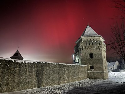 тернопіль, північне сяйво, аврора, 20 січня 2026 року