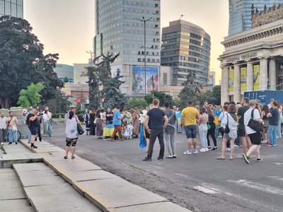 У Варшаві пройшла акція на підтримку постраждалих від атаки на лікарню "Охматдит": що каже жителька Дніпра У Варшаві пройшла акція на підтримку постраждалих від атаки на лікарню "Охматдит": що каже жителька Дніпра