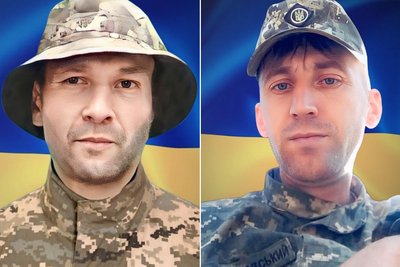 Військові Олег Ремба та Валентин Товстановський Військові Олег Ремба та Валентин Товстановський