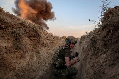 сапер 93 бригади, військові навчання в Донецькій області, 10 жовтня 2024 року сапер 93 бригади, військові навчання в Донецькій області, 10 жовтня 2024 року