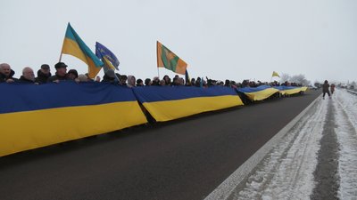 ланцюг єдності Корець Звягель
