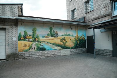 “Мазай, приїзди скоріше, тут нікому борщ варити”: у Сумах воїн своїм коштом створив мурал “Мазай, приїзди скоріше, тут нікому борщ варити”: у Сумах воїн своїм коштом створив мурал