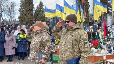 У Тернополі попрощалися з військовим Назаром Крілем