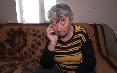Мама звільненого з полону волинянин Анатолія Хонелівського Зінаїда