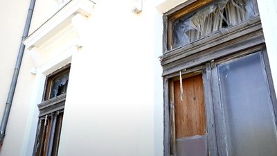 Воронцовський палац в Одесі після обстрілу Воронцовський палац в Одесі після обстрілу