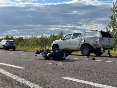 На Львівщині внаслідок ДТП загинув водій мотоцикла На Львівщині внаслідок ДТП загинув водій мотоцикла