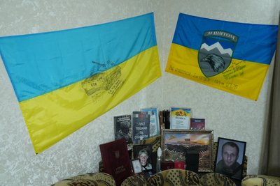 Іван Голубка, 10 ОГШБр, прапори, Герой України Іван Голубка, 10 ОГШБр, прапори, Герой України