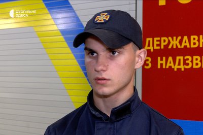 Рятувальник одеського ДСНС Рятувальник одеського ДСНС