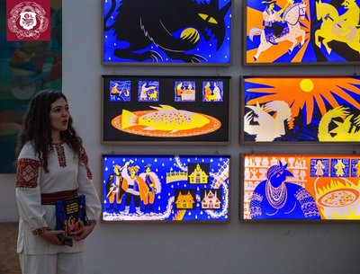 Марія Різак на захисті дипломного проєкту Марія Різак на захисті дипломного проєкту