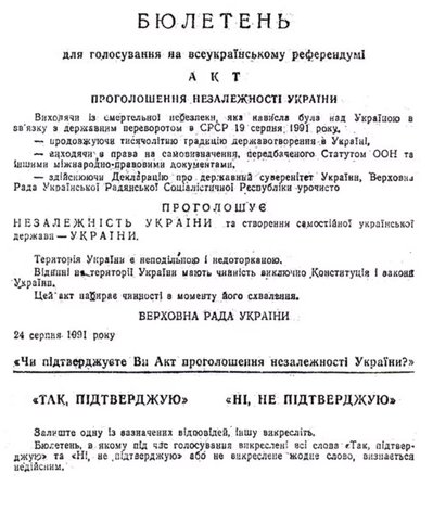 1 грудня — річниця Всеукраїнського референдуму: як за незалежність України боролися у Криму 1 грудня — річниця Всеукраїнського референдуму: як за незалежність України боролися у Криму