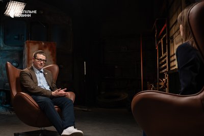 Микола Бєлєсков, старший аналітик Центру ініціатив "Повернись живим", під час інтервʼю Суспільному у Києві Микола Бєлєсков, старший аналітик Центру ініціатив "Повернись живим", під час інтервʼю Суспільному у Києві
