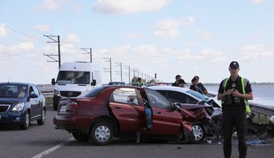 ДТП на черкаській дамбі