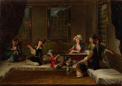 Картина "Жінки, що вишивають", 1730-ті роки. Художник: Ванмур Картина "Жінки, що вишивають", 1730-ті роки. Художник: Ванмур