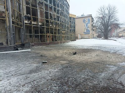 Наслідки обстрілів Донеччини 1 лютого. Фото: Telegram / Павло Кириленко Наслідки обстрілів Донеччини 1 лютого. Фото: Telegram / Павло Кириленко