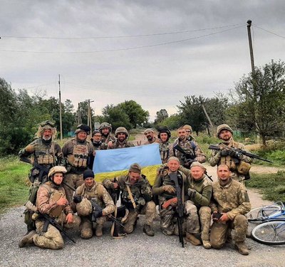 Бригада Хаттаба під час звільнення Харківщини Бригада Хаттаба під час звільнення Харківщини