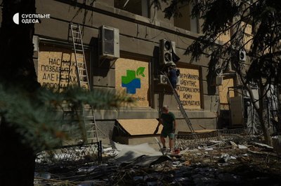«Це робота мого життя»: унаслідок атаки РФ пошкоджений медичний центр в Одесі «Це робота мого життя»: унаслідок атаки РФ пошкоджений медичний центр в Одесі