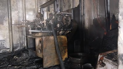 Пожежа у Тернополі, пожежа на шиномонтажі, січень 2025 Пожежа у Тернополі, пожежа на шиномонтажі, січень 2025