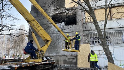 Північна Салтівка після удару російського дрона, 26 лютого 2025 року 0