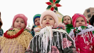 колядники, дошкільнята колядники, дошкільнята