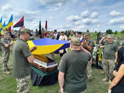 Попрощалися з військовим, Ігор Воловник, Тернопільщина, липень 2024 Попрощалися з військовим, Ігор Воловник, Тернопільщина, липень 2024