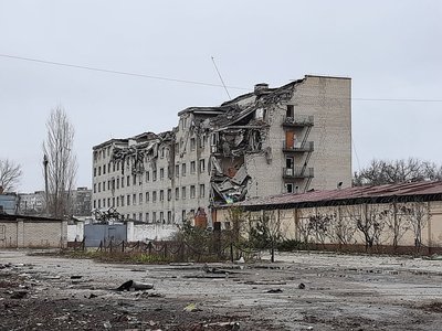 Зруйнований будинок Херсон 28 листопада 2022