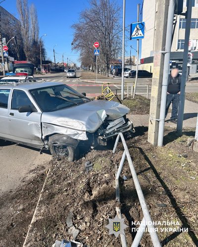 Один з водіїв отримав травми: подробиці ДТП у Черкасах Один з водіїв отримав травми: подробиці ДТП у Черкасах