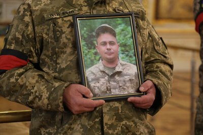 Прощання з Андрієм Грицюком у Луцьку Прощання з Андрієм Грицюком у Луцьку