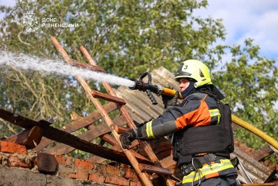 Троє людей були травмовані на Рівненщині через повітряну атаку РФ Троє людей були травмовані на Рівненщині через повітряну атаку РФ