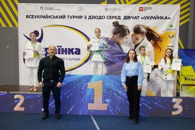 Дзюдоїстки з Дніпра здобули перше командне місце на турнірі "Українка"