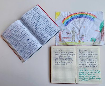 "Щоденники війни" для виставки в Амстердамі "Щоденники війни" для виставки в Амстердамі