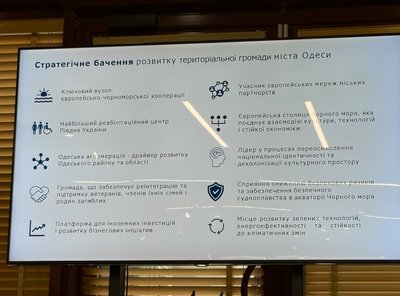 В Одесі презентували оновлену Стратегію розвитку громади до 2027 року