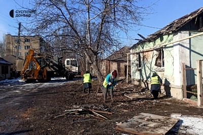 Наслідки обстрілу Слов’янськ Донецька область 10 лютого 2026 рік Наслідки обстрілу Слов’янськ Донецька область 10 лютого 2026 рік