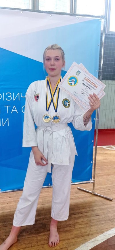Житомирянка Лілія Павлюк стала дворазовою чемпіонкою України з рукопашного бою Житомирянка Лілія Павлюк стала дворазовою чемпіонкою України з рукопашного бою