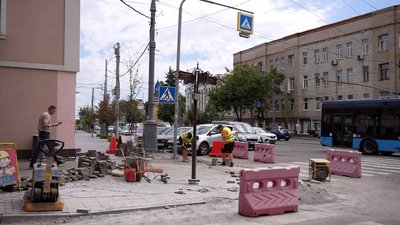 У Вінницькій громаді триває адаптація пішохідних переходів для маломобільних мешканців У Вінницькій громаді триває адаптація пішохідних переходів для маломобільних мешканців